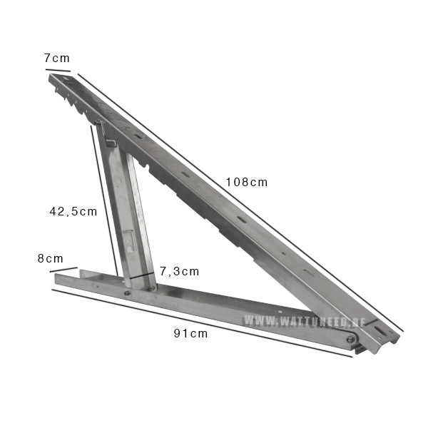 Soporte en aluminio